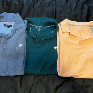 Men’s bundle of 3 Banana Republic Polo Shirts business casual tops M
